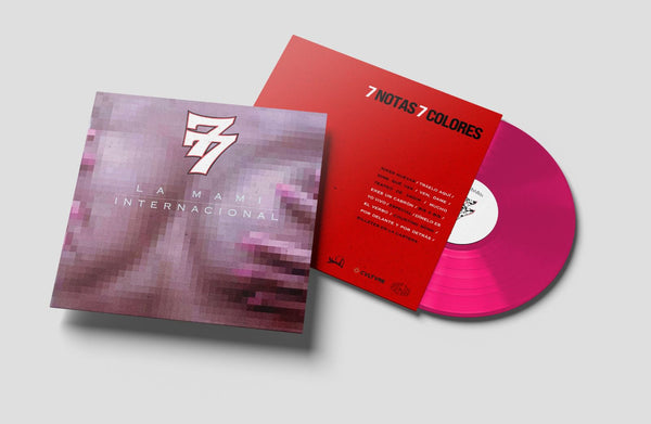 "La Mami Internacional" 7 notas 7 colores Exclusive Edition Pink Vinyl